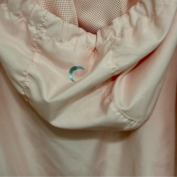 ZYIA Active Pink Blush Zip Up Bomber Athletic Adjustable Jacket Sz M - Picture 10 of 13
